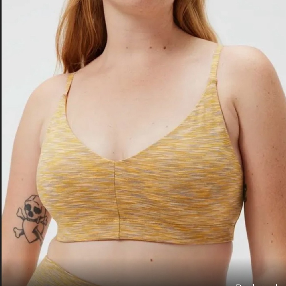 Outdoor Voices FreeForm Flow Bralette in Sunset  XS